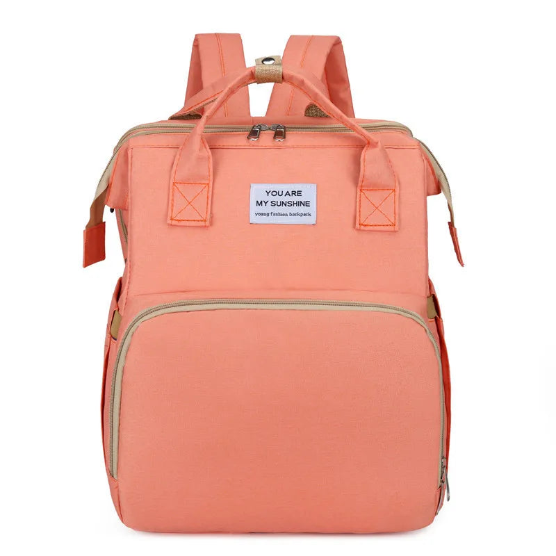Foldable Bed Diaper Bag with Changing Station
